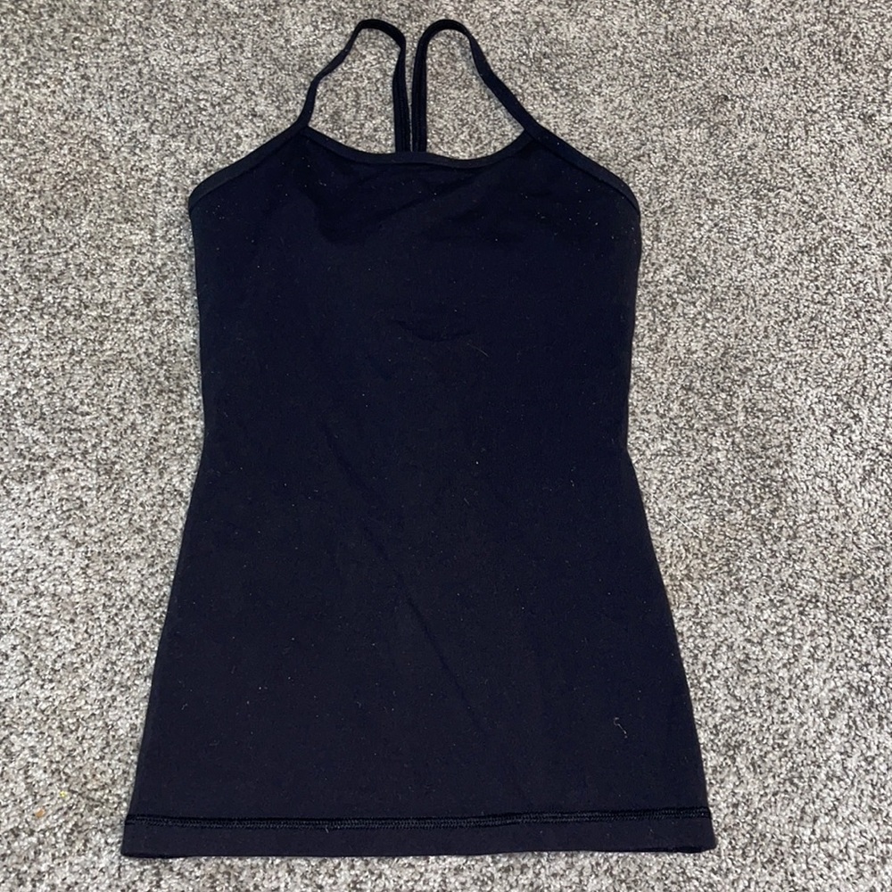 SOLD. Black lulu tank